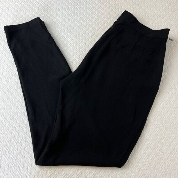 Brand New Soaked in Luxury Womens Size 36 Work Office Black Ankle Pants Trousers - Picture 4 of 15